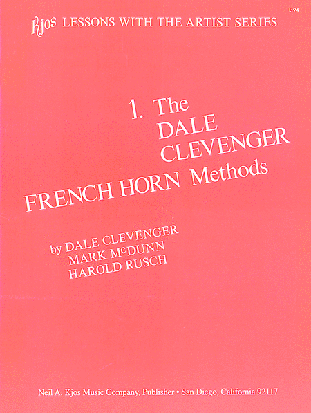 Clevenger French Horn Method, Book 1