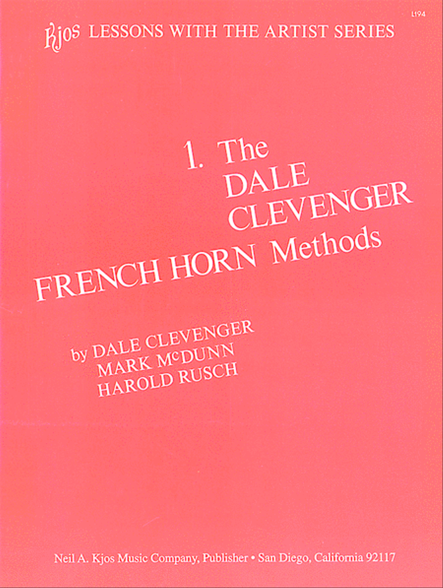 Clevenger French Horn Method, Book 1 Concert Band Methods scores gallery preview page 1