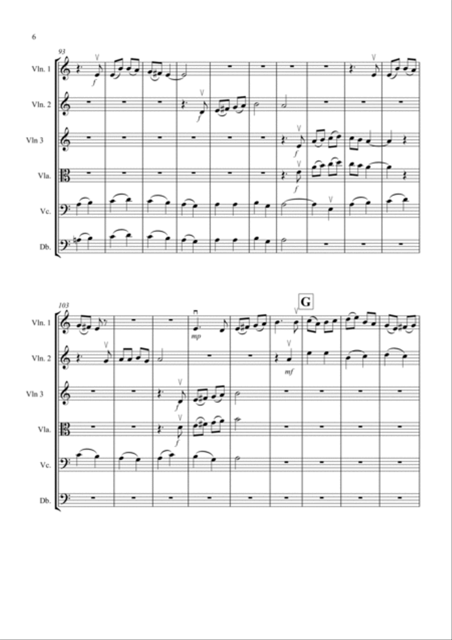 TWAS IN THE MOON OF WINTERTIME FOR STRING ORCHESTRA String Orchestra scores gallery preview page 6