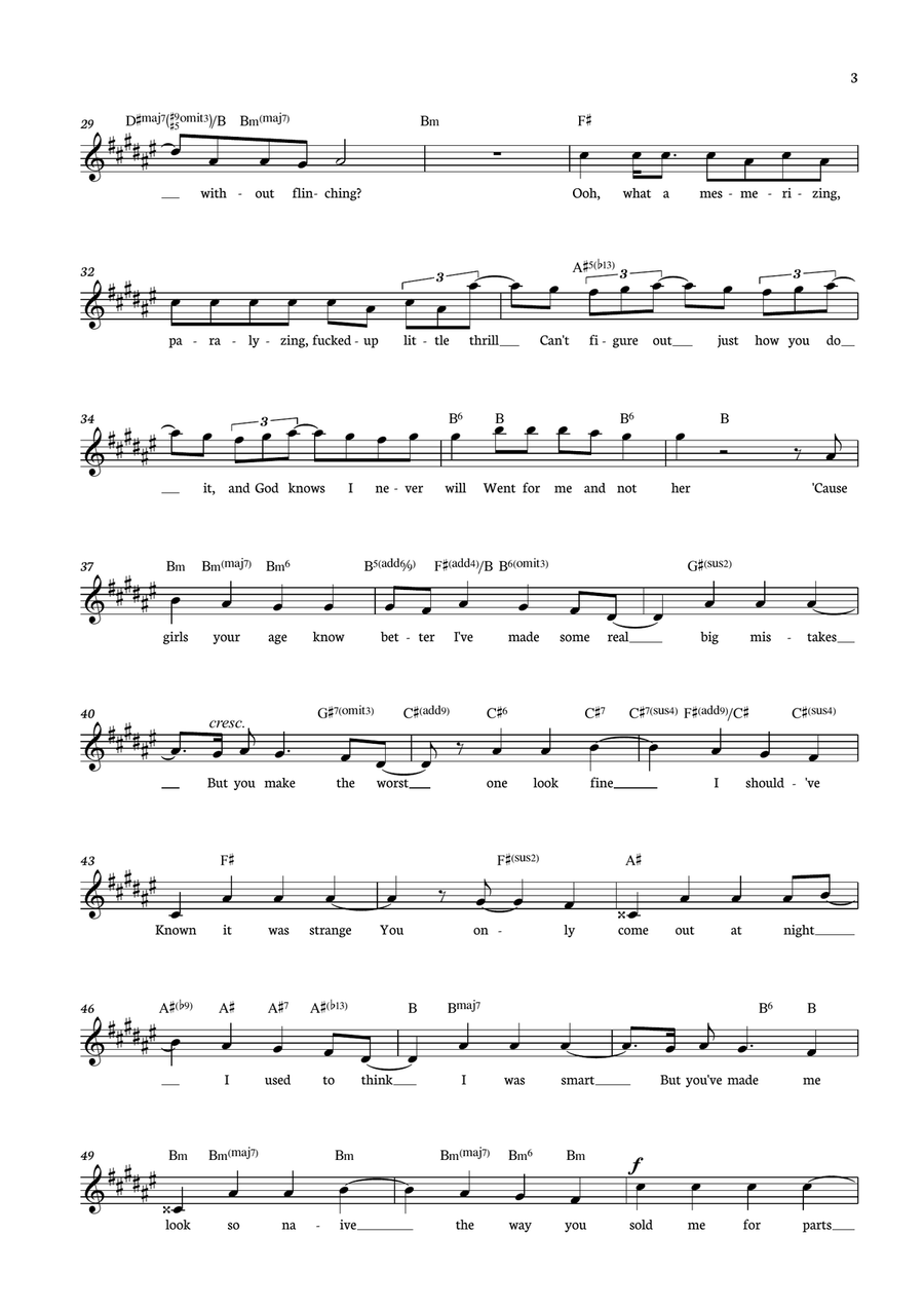 Vampire Vampire Acoustic Guitar scores gallery preview page 3