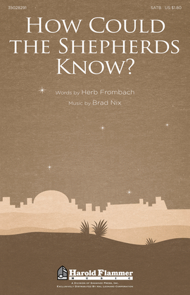 Book cover for How Could the Shepherds Know?