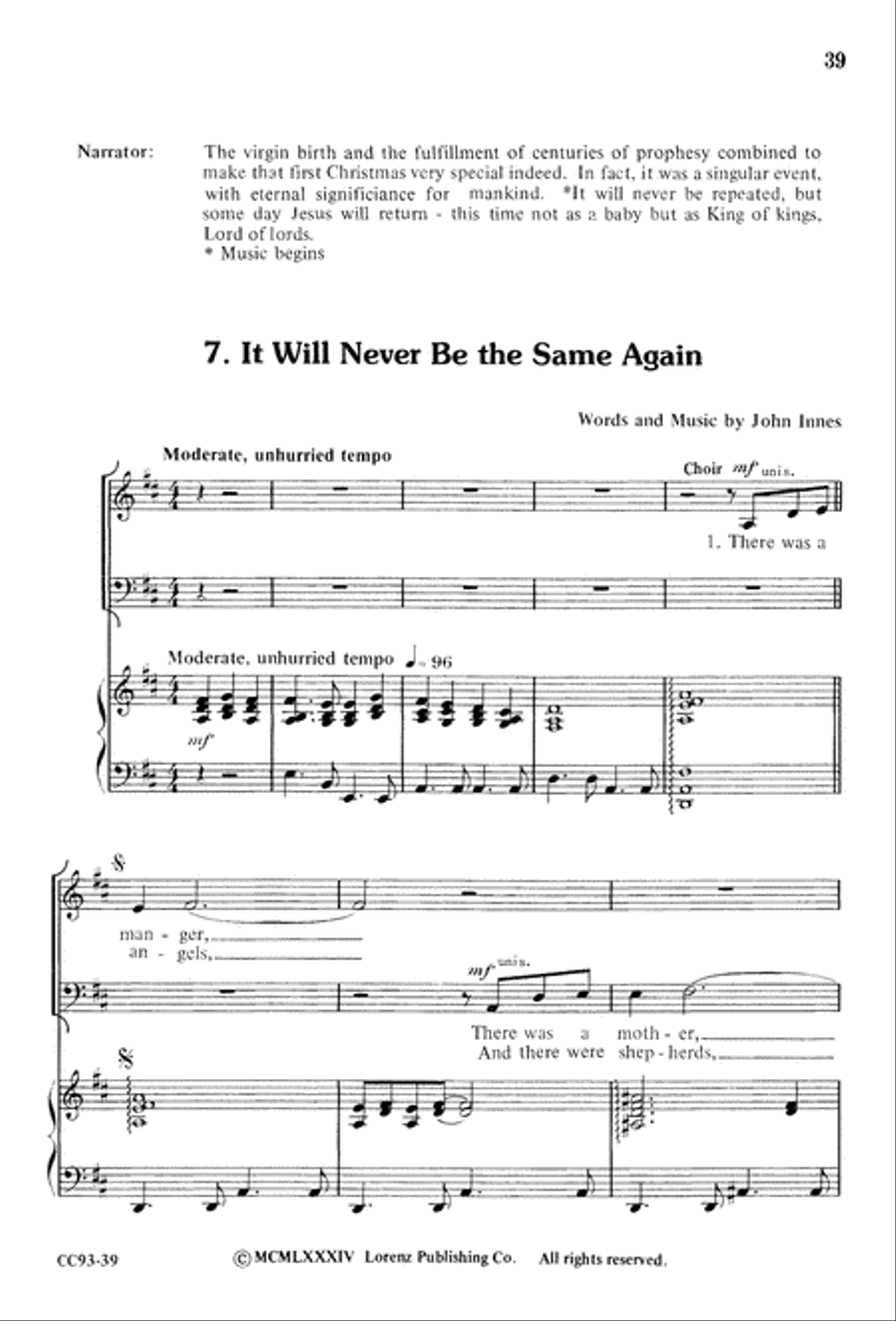 Jesus Is Born Jesus Is Born 4-Part scores gallery preview page 41