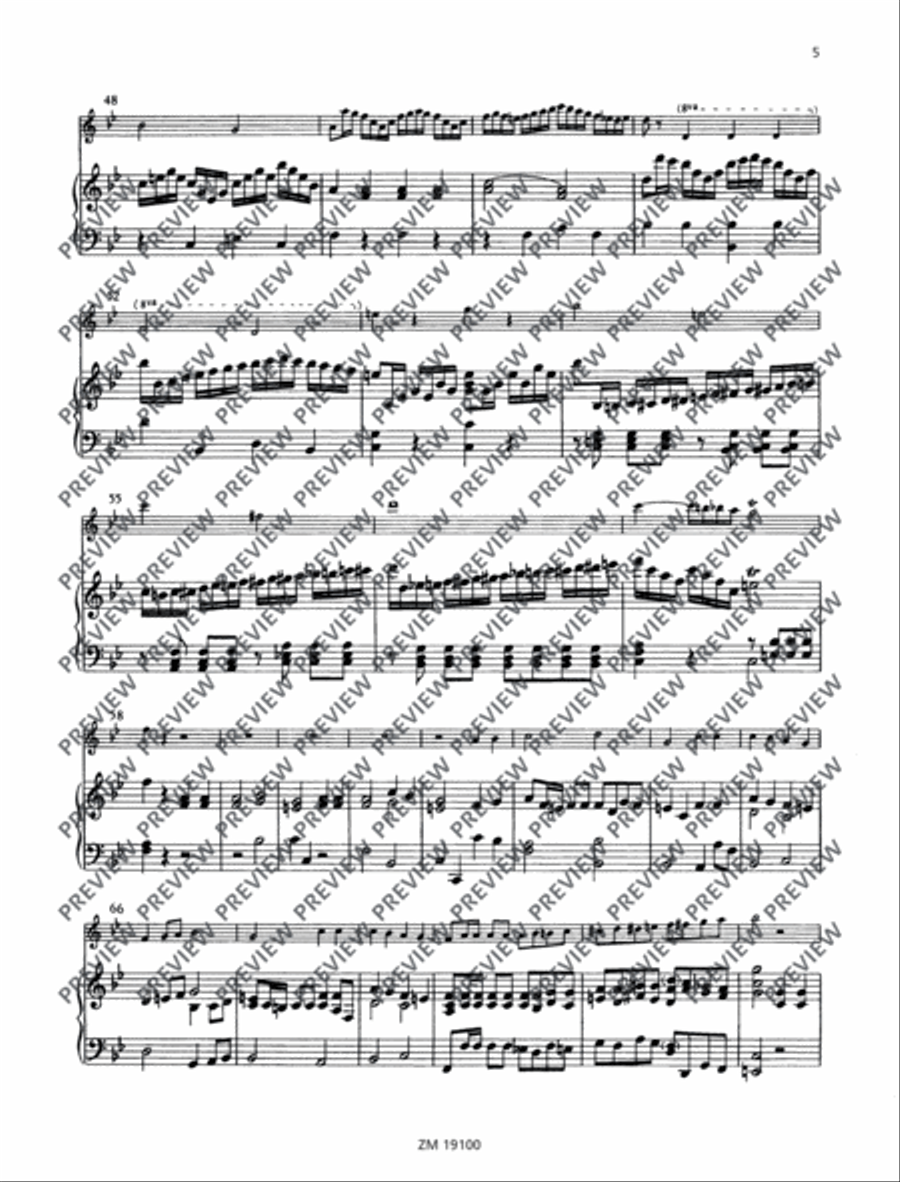 Sonata Sonata Flute Solo scores gallery preview page 6