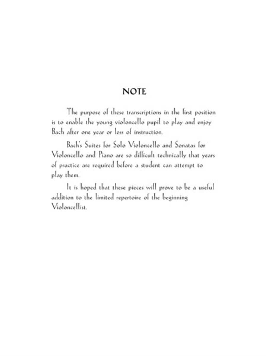Bach for the Cello Cello scores gallery preview page 4