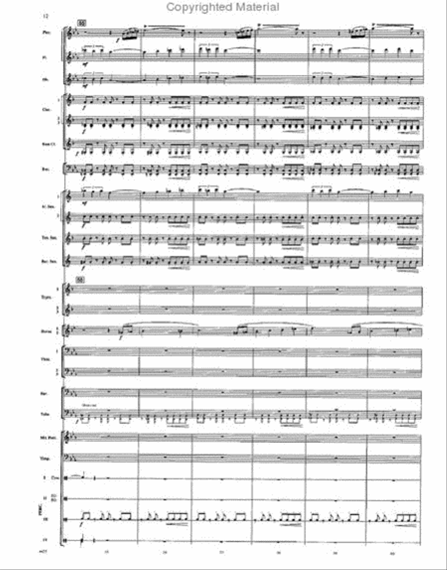 When Angels Weep Concert Band scores gallery preview page 11