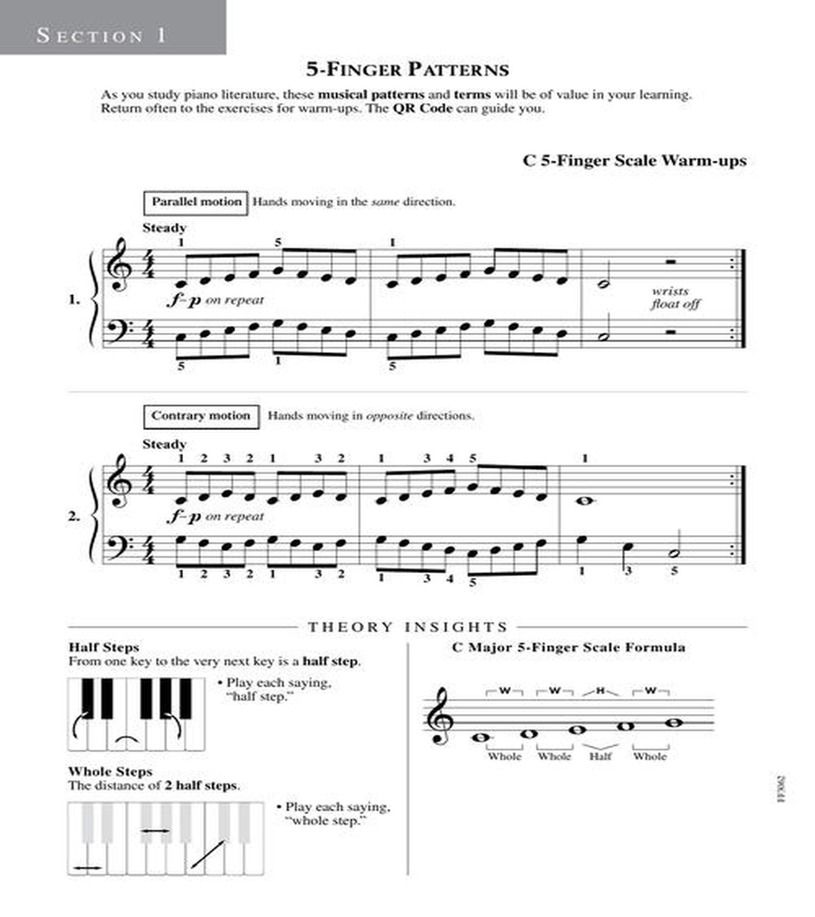 Adult Piano Adventures Literature for the Piano Book 1 Piano Method scores gallery preview page 5
