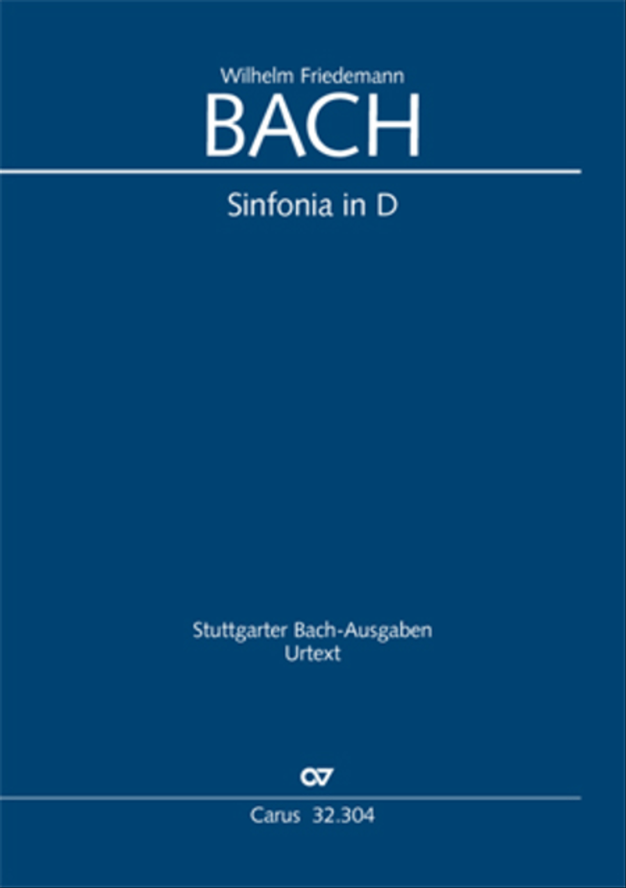 Sinfonia in D major (Sinfonia D-Dur) Bassoon scores gallery preview page 1