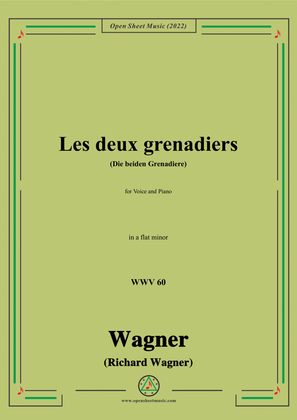 Book cover for R. Wagner-Les deux grenadiers(Die beiden Grenadiere),WWV 60,in a flat minor