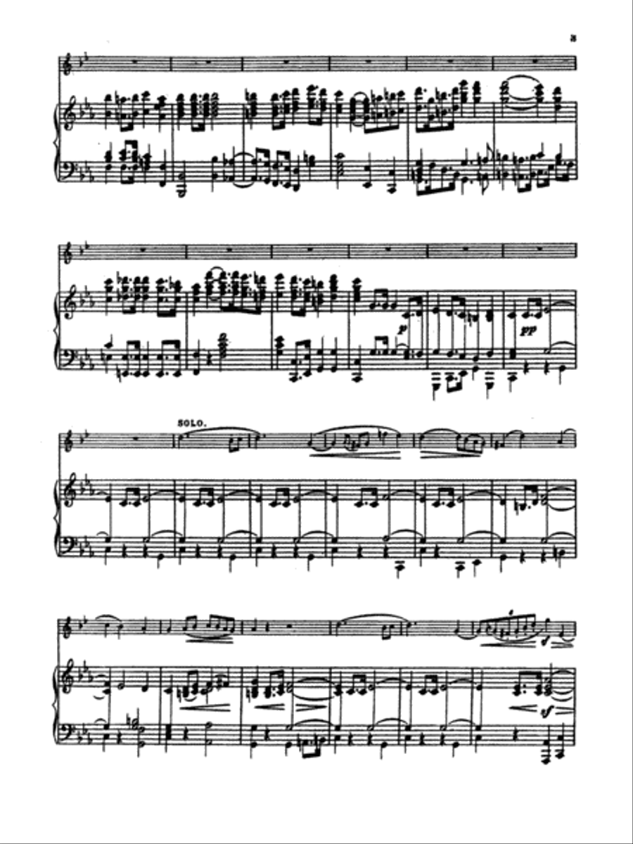 Horn Concerto, Opus 8 Small Ensemble scores gallery preview page 4