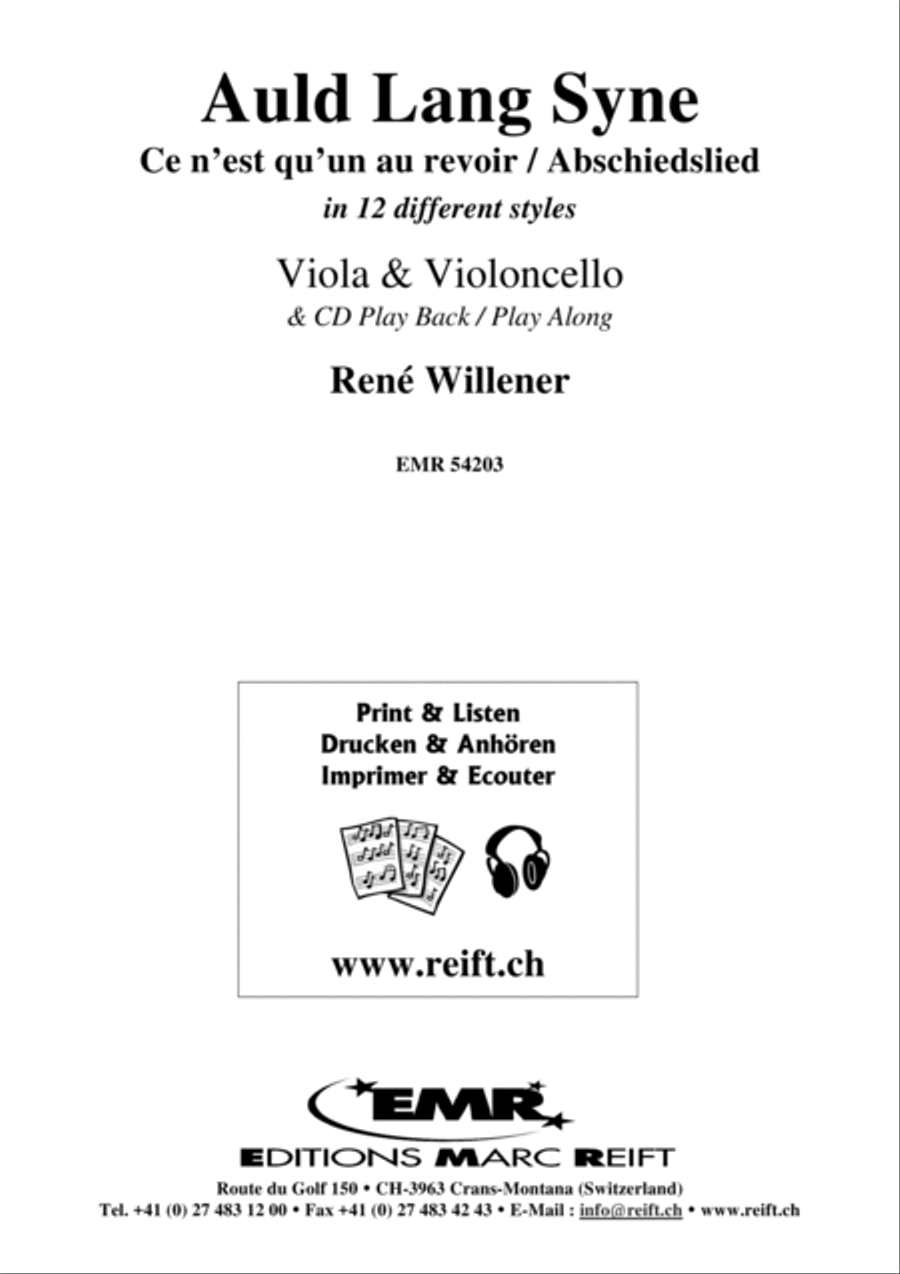 Auld Lang Syne Cello scores gallery preview page 2