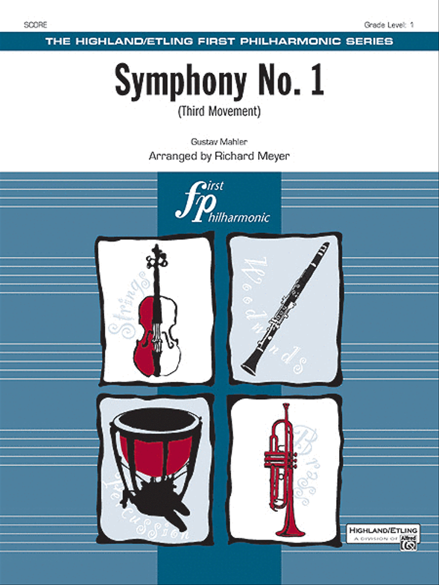 Symphony No. 1, 3rd Movement Full Orchestra scores gallery preview page 1
