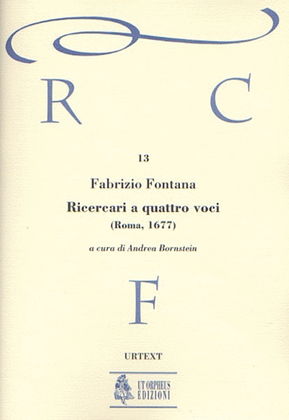 Book cover for Ricercari a quattro voci (Roma 1677)