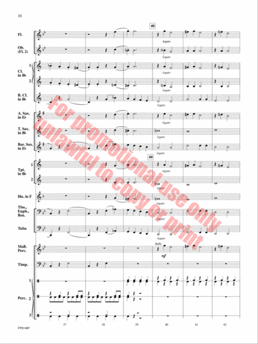 The Class Clown Concert Band scores gallery preview page 11