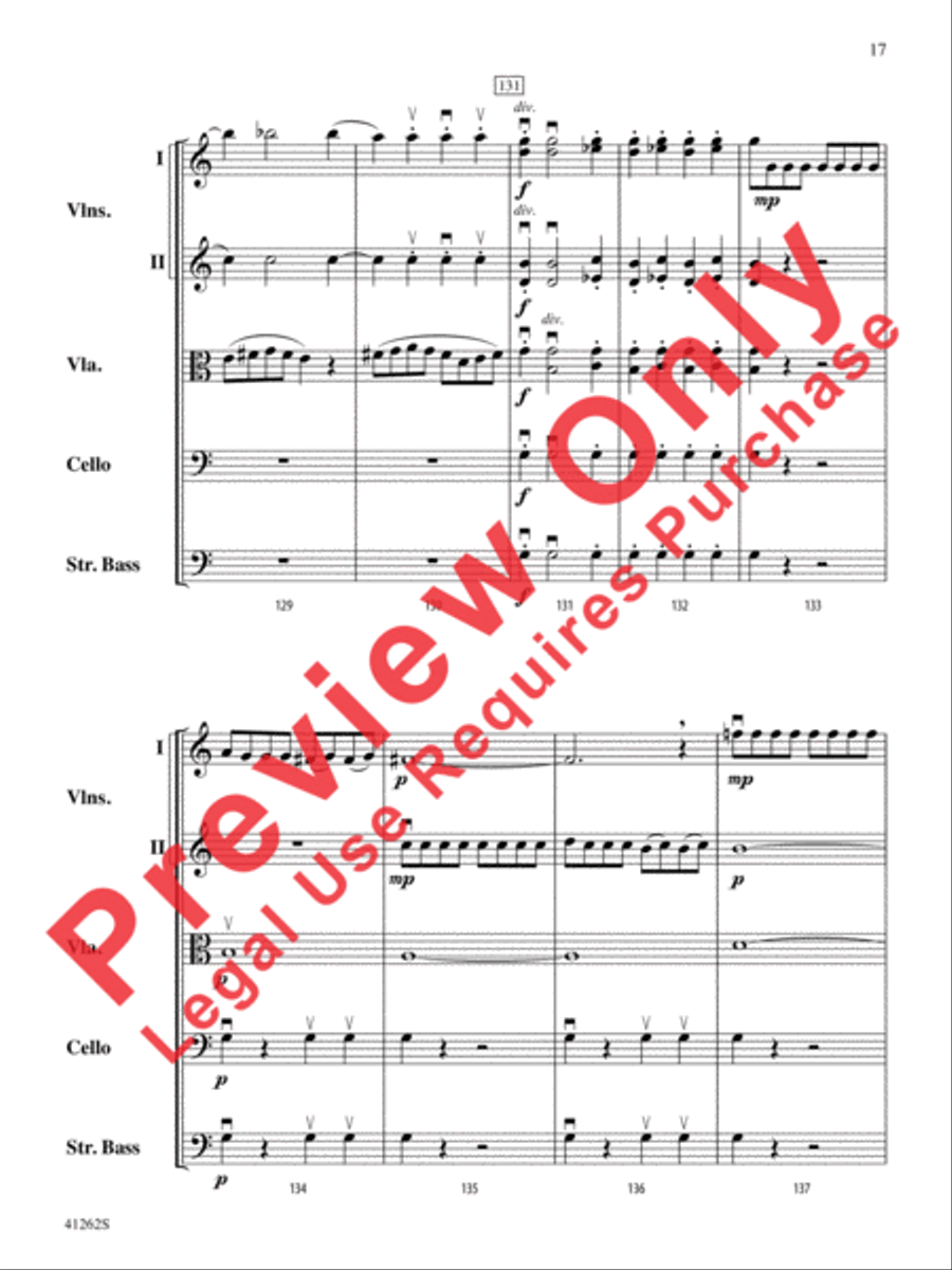 Cosi Fan Tutte Cosi Fan Tutte String Orchestra scores gallery preview page 18