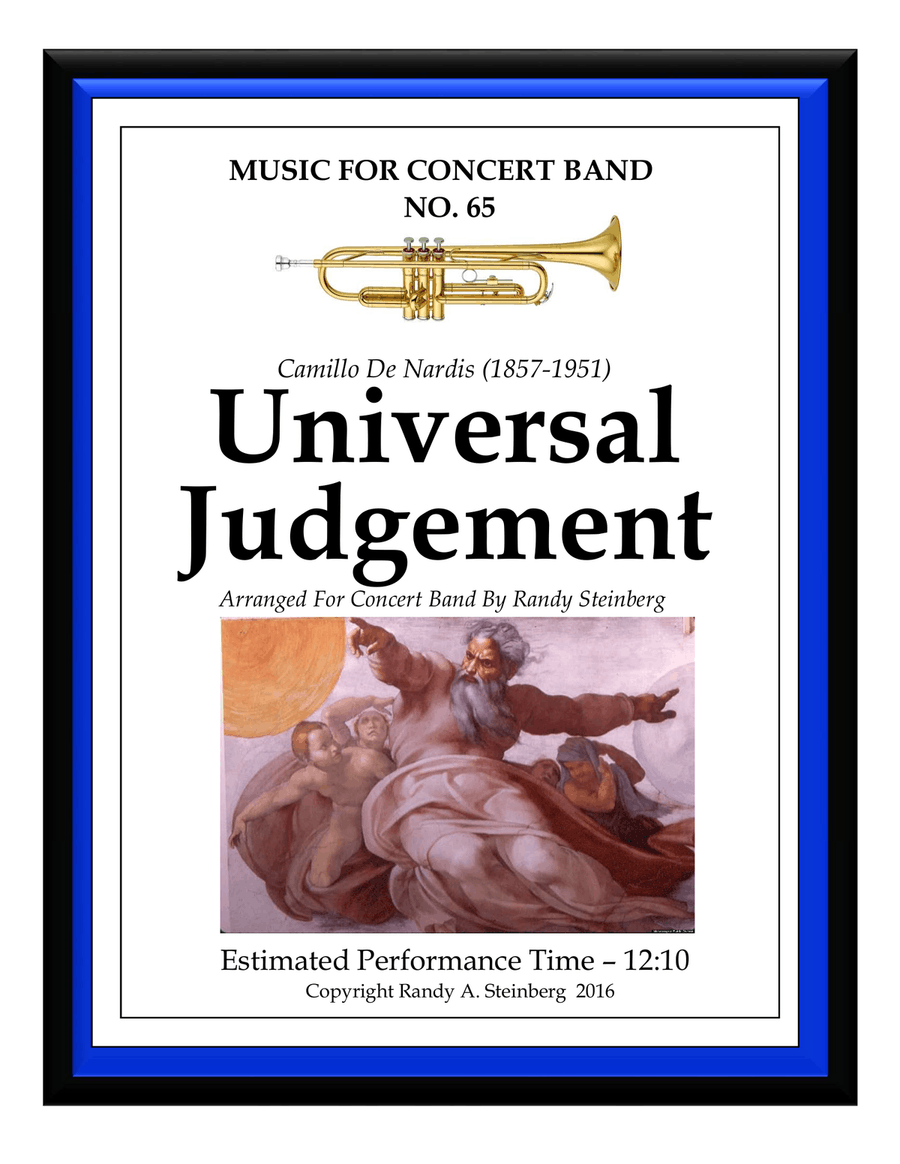 Universal Judgement - De Nardis Concert Band scores gallery preview page 1