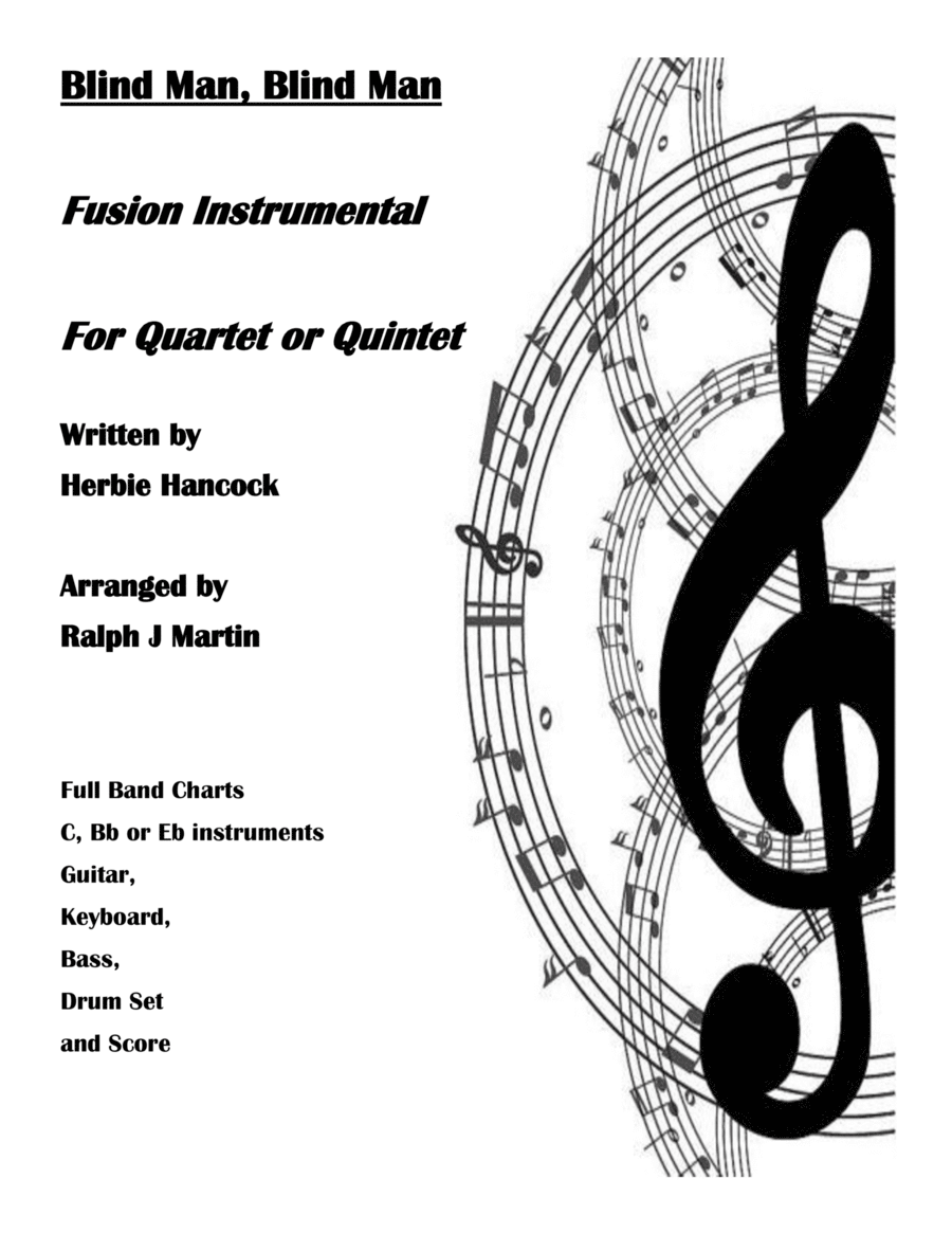 Blind Man Blind Man Jazz Ensemble scores gallery preview page 1