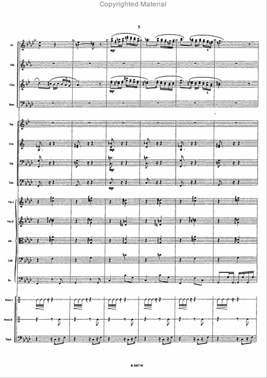 Ouverture sur des thèmes bosniaques Orchestra scores gallery preview page 6
