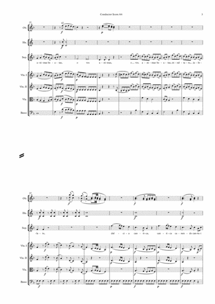 Exsultate, jubilate, K.165 Conductor Score (A4 Size) feat. Mozart Alleluja