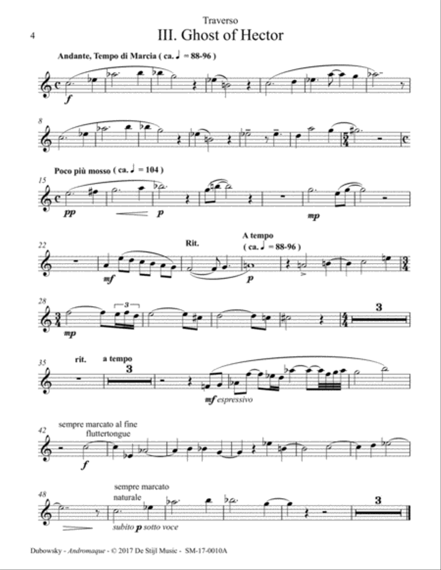 Andromaque Mini-Opera (Baroque Ensemble) Parts Double Bass scores gallery preview page 4