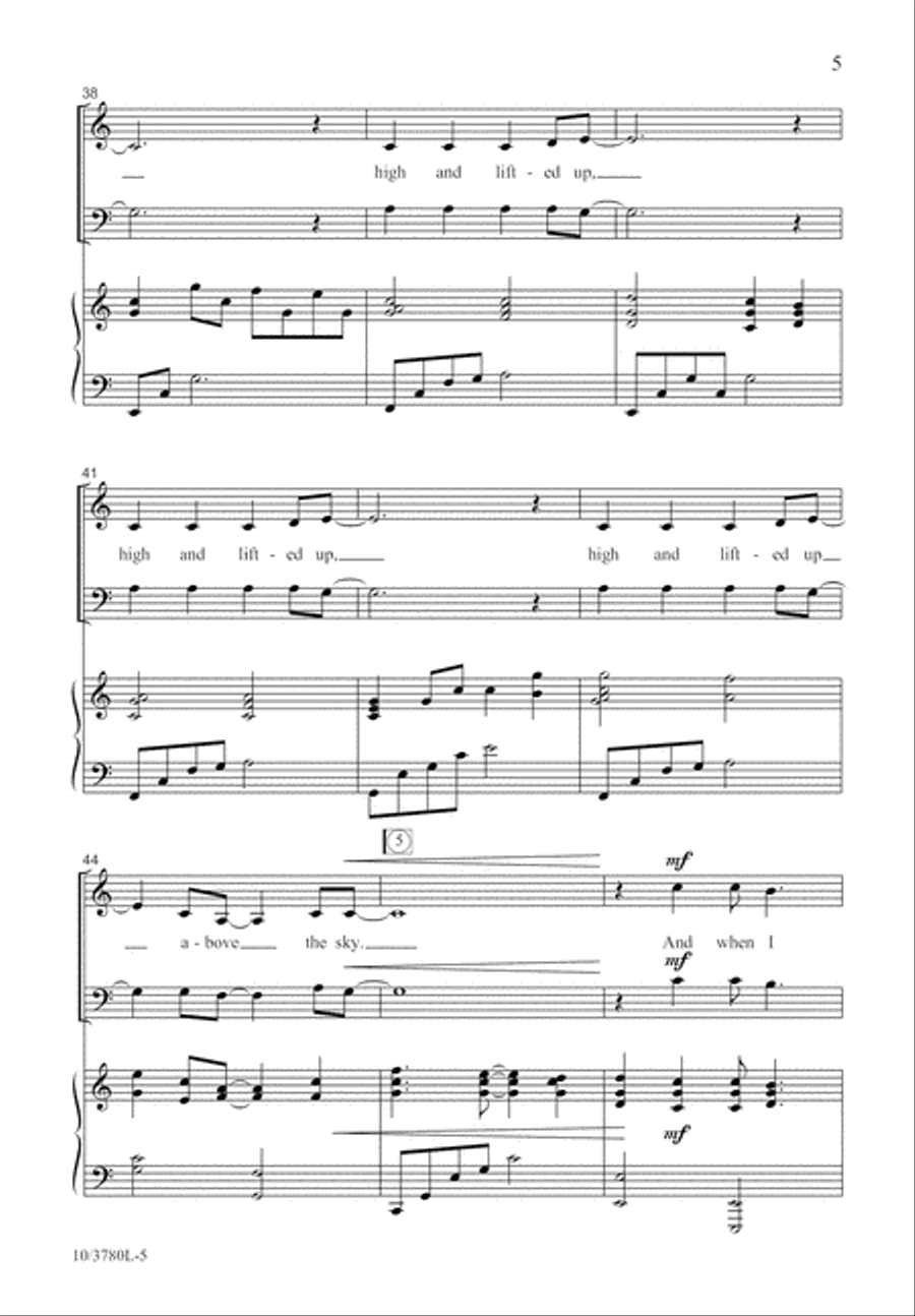 High and Lifted Up High and Lifted Up 3-Part scores gallery preview page 6