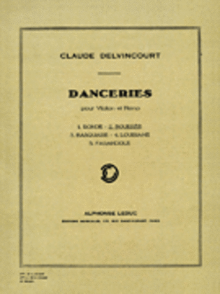 Danceries pour Violon et Piano - No. 2 Bourree