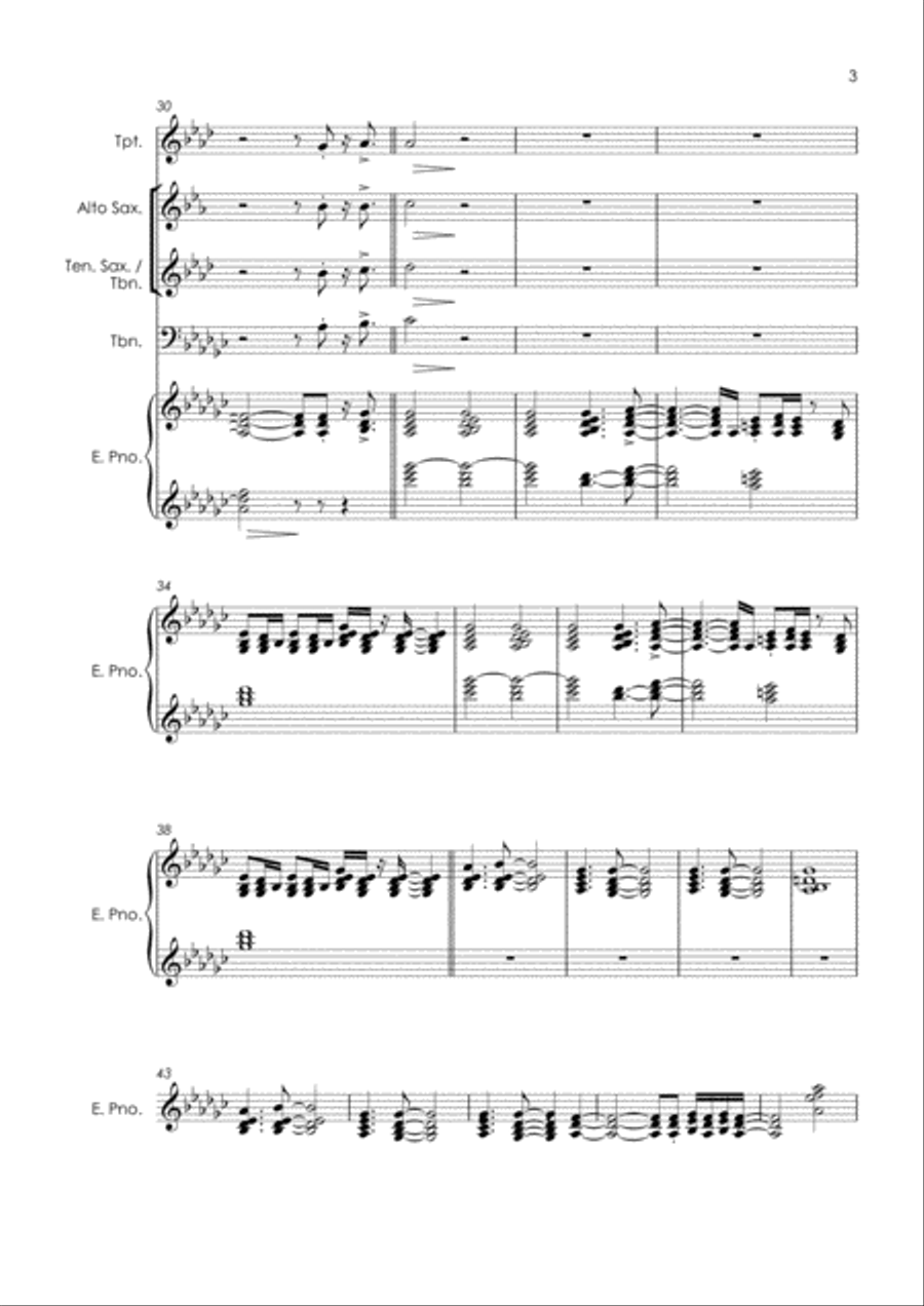 You Might Need Somebody Tenor Saxophone scores gallery preview page 5