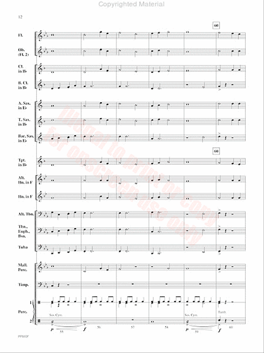 Mythos Concert Band scores gallery preview page 13