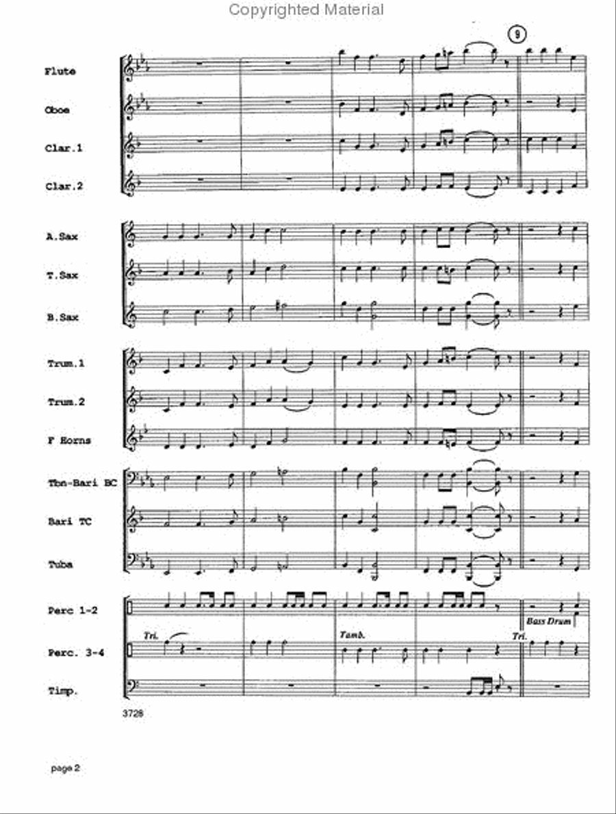Sounds of the Season Concert Band scores gallery preview page 3