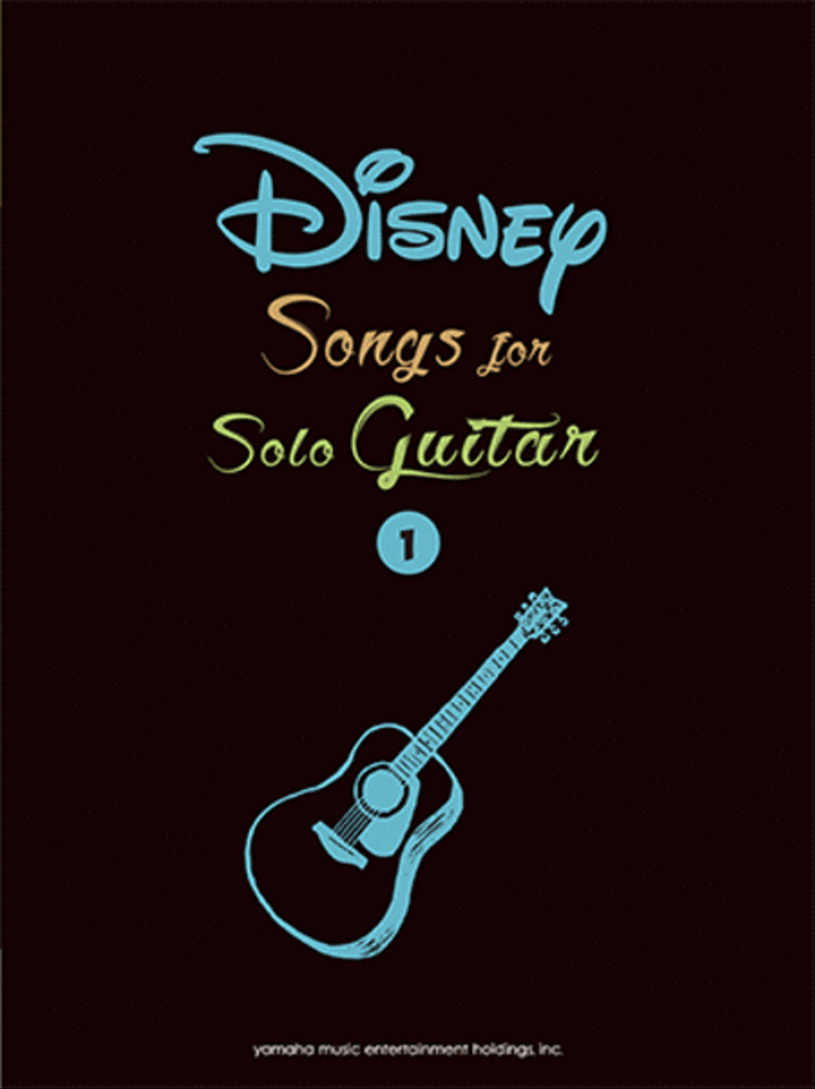 Disney Songs for Solo Guitar Vol.1/English version Guitar Solo scores gallery preview page 1