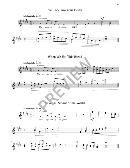 The Glendalough Mass - Instrument edition