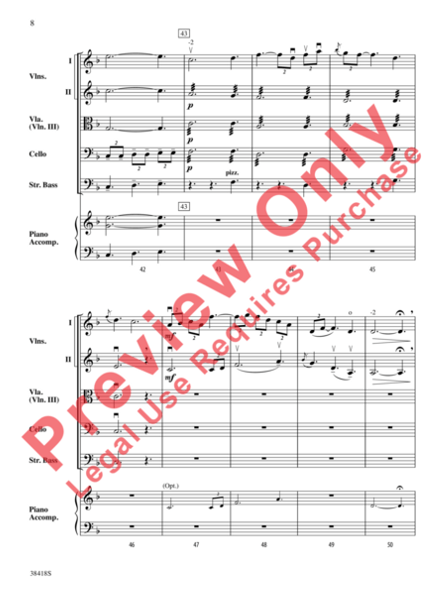 Return to Skye Return to Skye String Orchestra scores gallery preview page 9