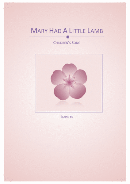Mary Had A Little Lamb image number null