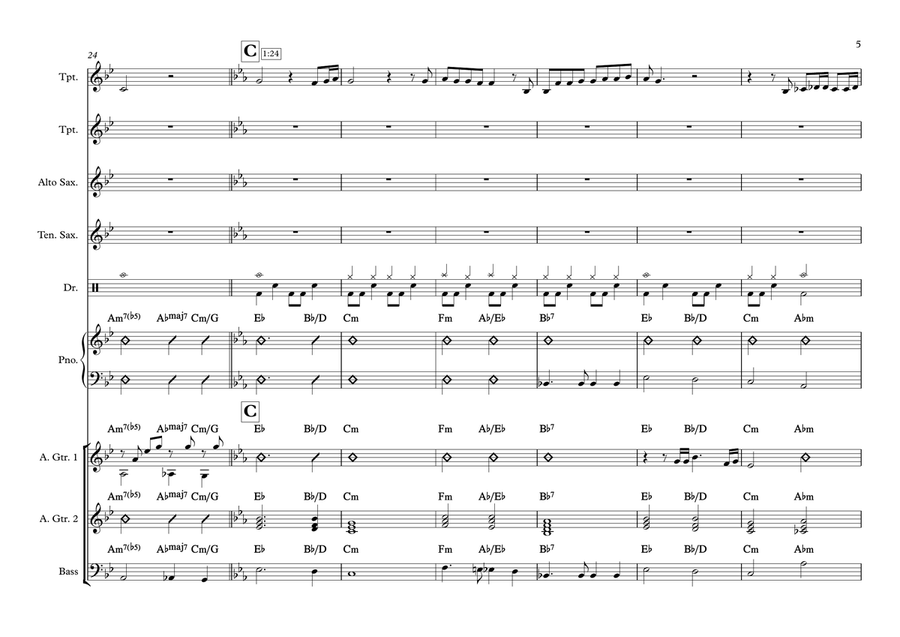 Bohemian Rhapsody Tenor Saxophone scores gallery preview page 5