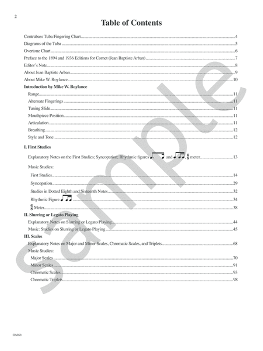 Complete Conservatory Method for CC Tuba Tuba scores gallery preview page 4
