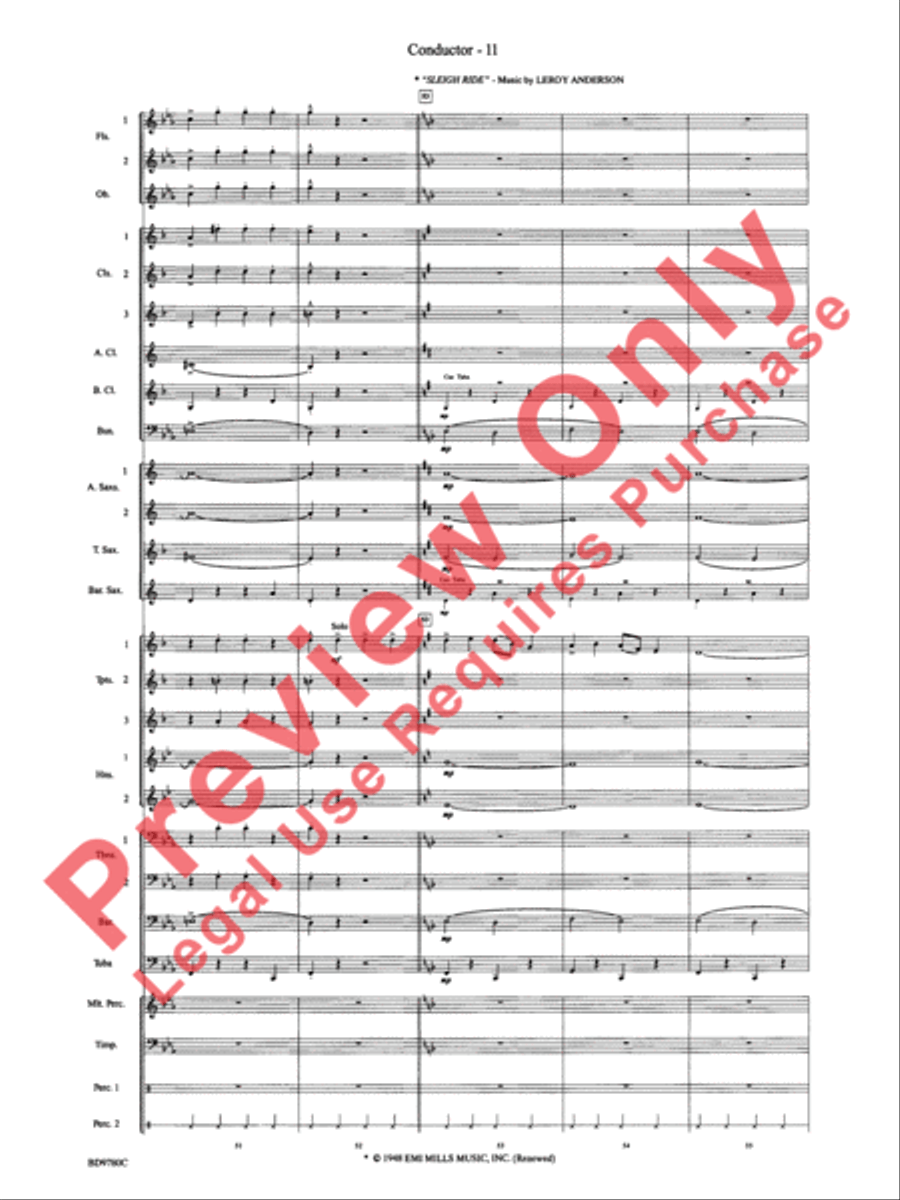 Holiday Cheers Holiday Cheers Concert Band scores gallery preview page 13