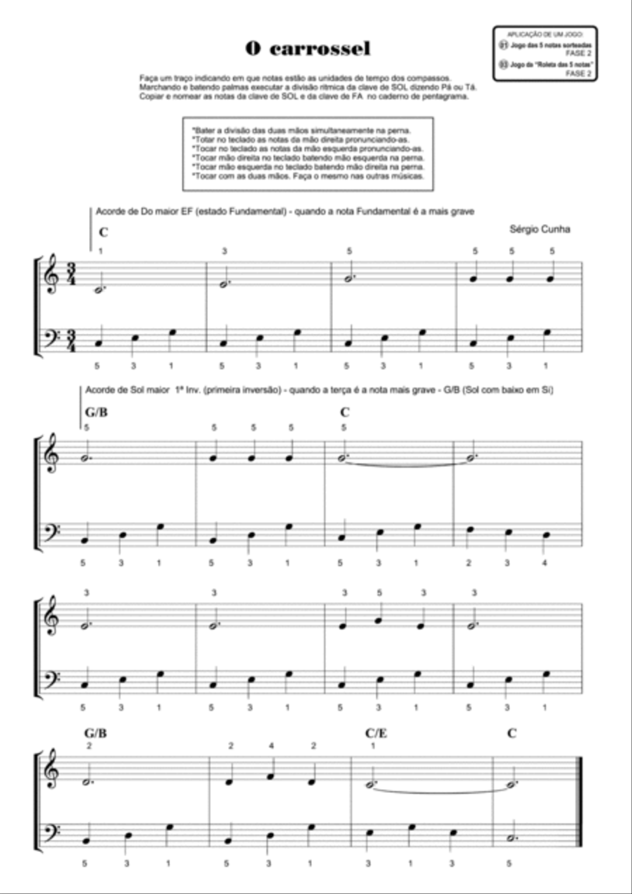 Desenvolvendo a coordenação Electronic Keyboard scores gallery preview page 3