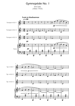 Gymnopedie No. 1 - Trumpet Trio
