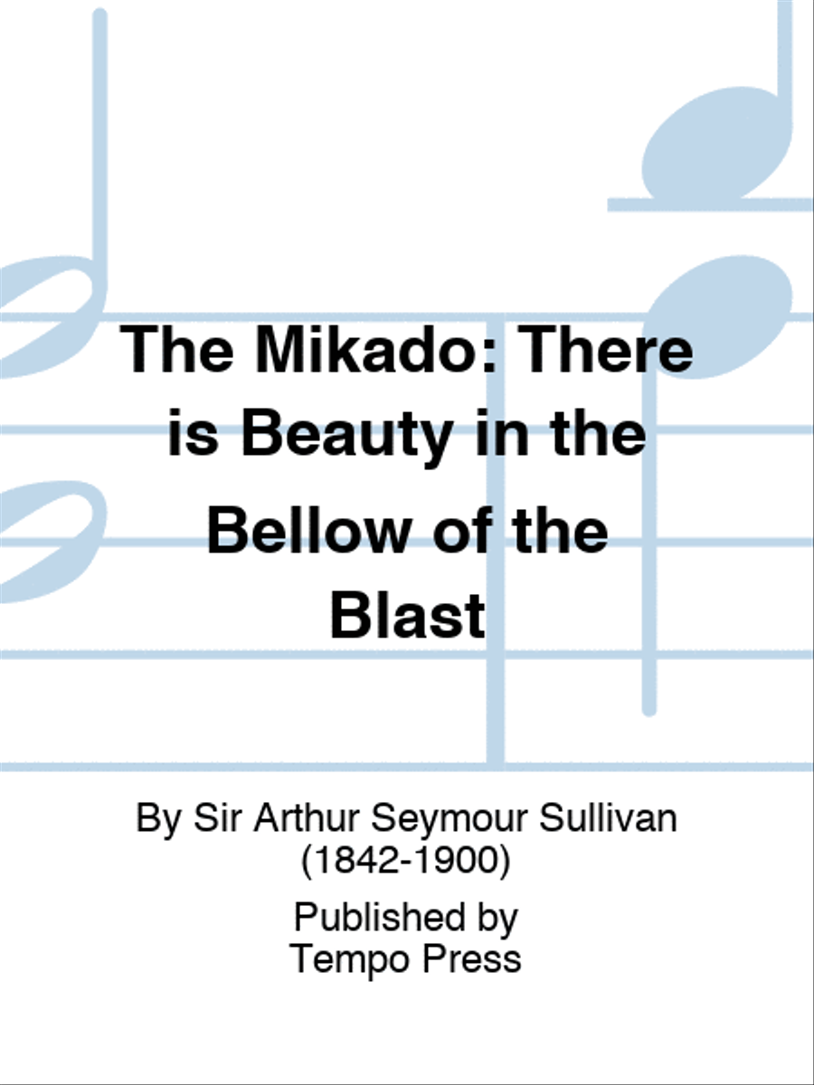 MIKADO, THE: There is Beauty in the Bellow of the Blast Score scores gallery preview page 1