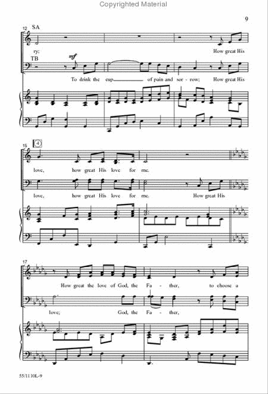 The Living Last Supper - Performance CD/SATB Score Combination 4-Part scores gallery preview page 3