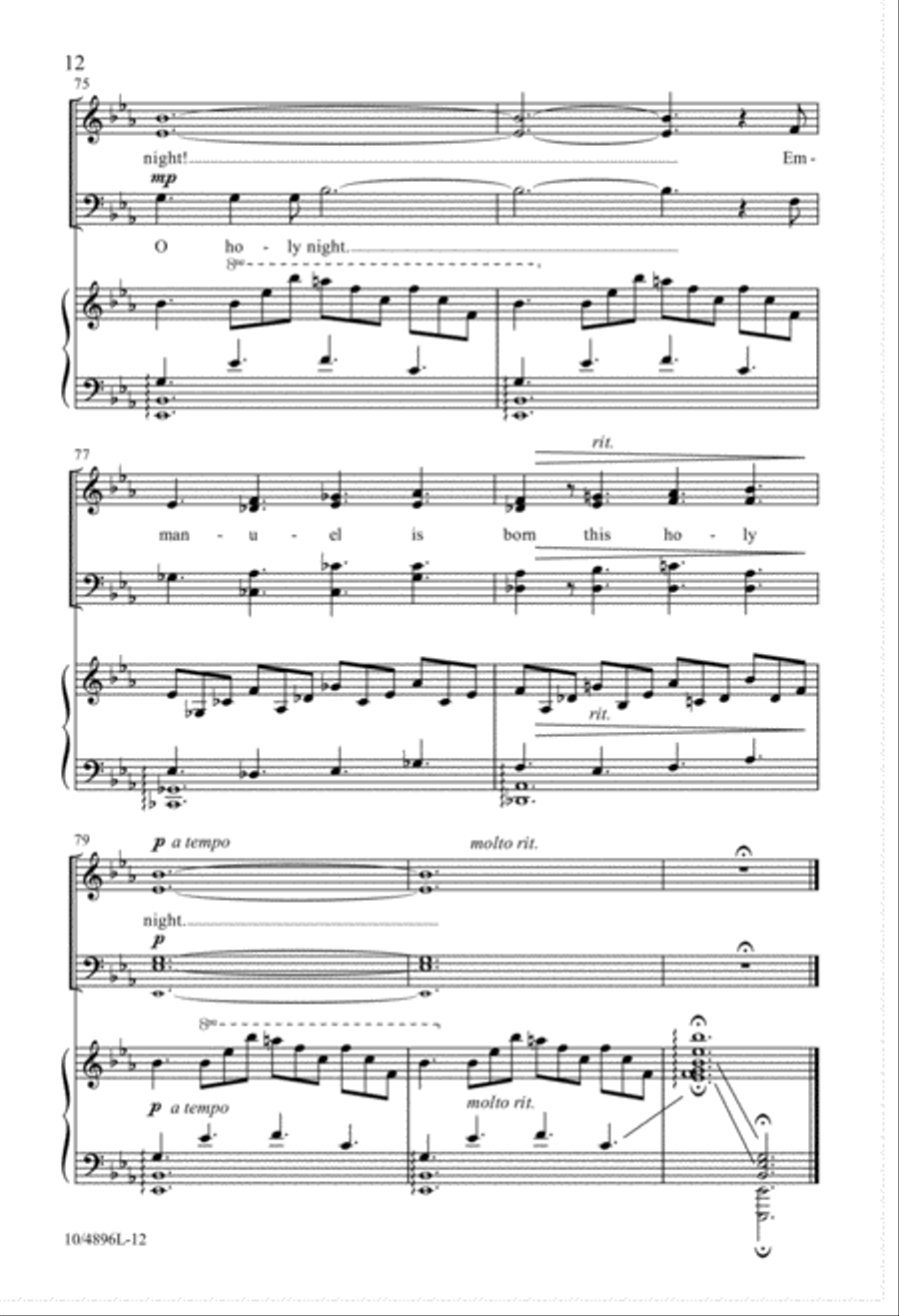 O Night Divine O Night Divine 4-Part scores gallery preview page 12