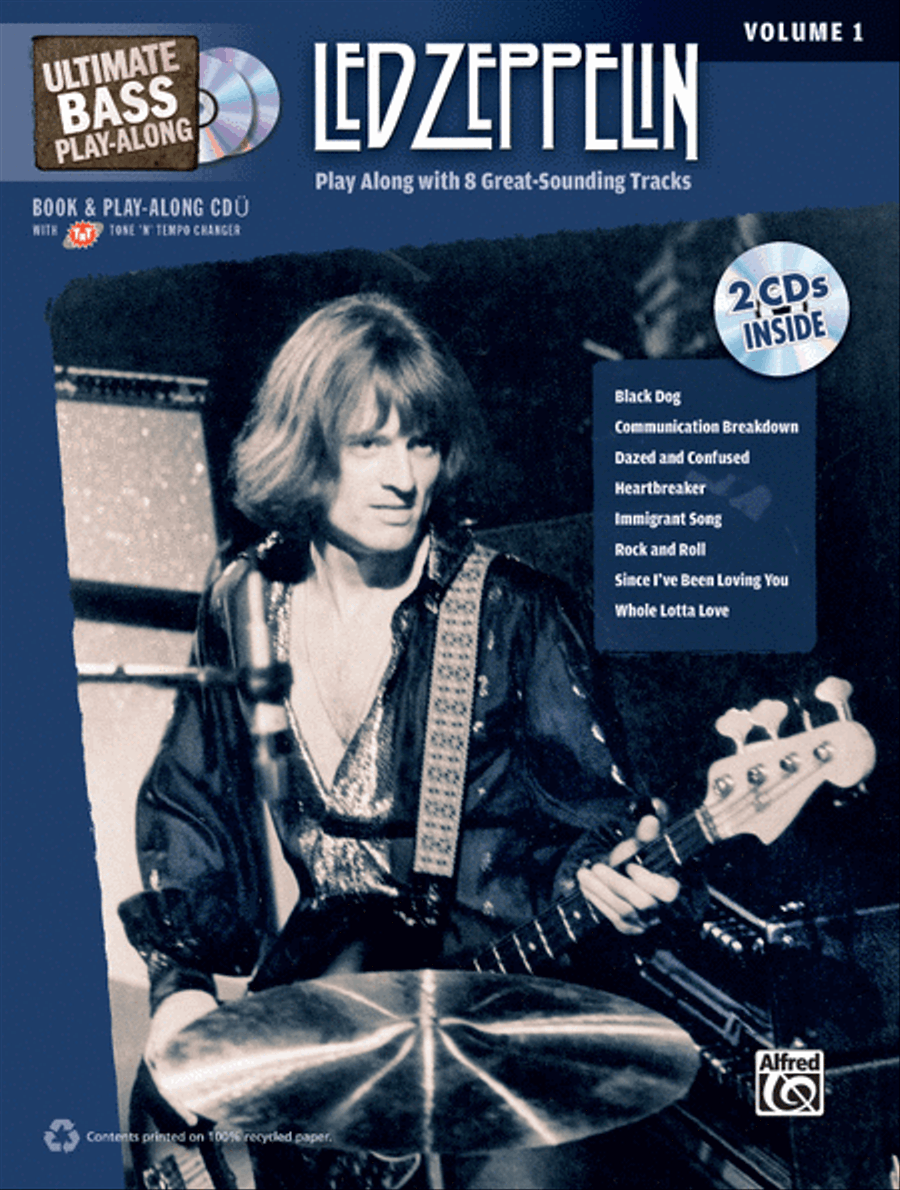 Ultimate Bass Play-Along Led Zeppelin, Volume 1 Bass Guitar Tablature scores gallery preview page 1