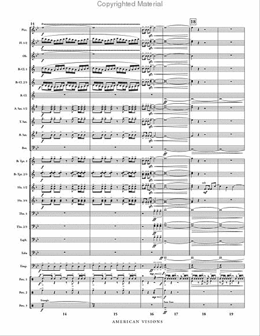 American Visions American Visions Concert Band scores gallery preview page 4