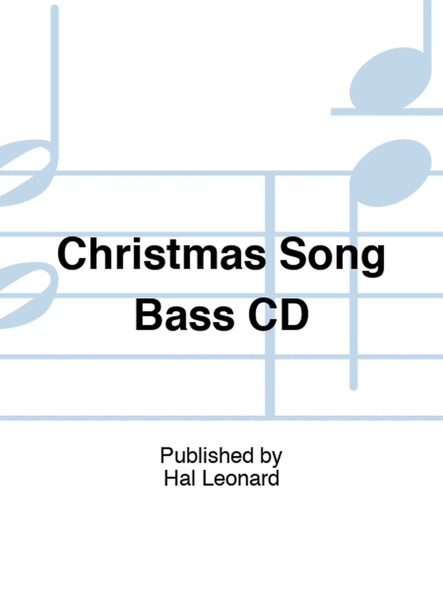 Christmas Song Bass CD