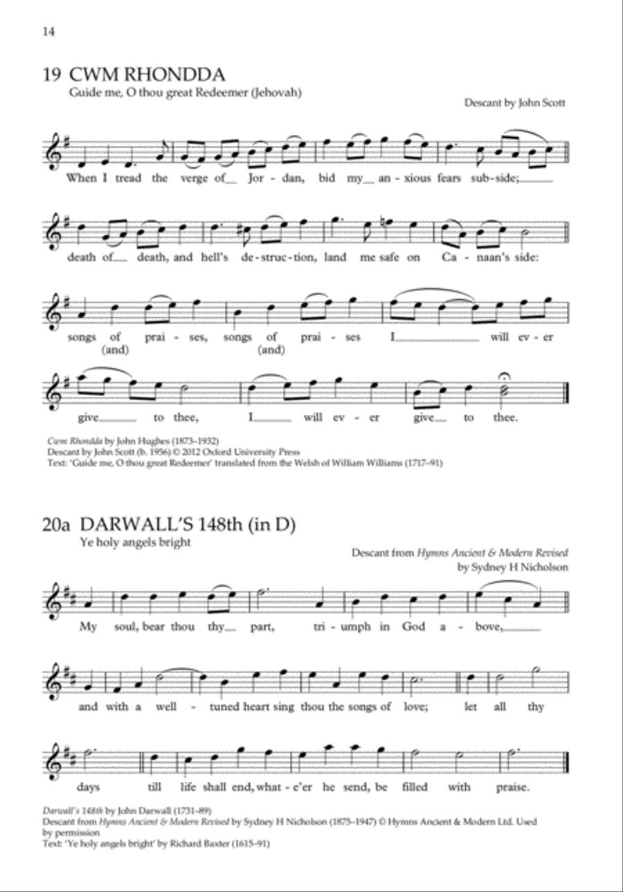 The Oxford Book of Descants 4-Part scores gallery preview page 8