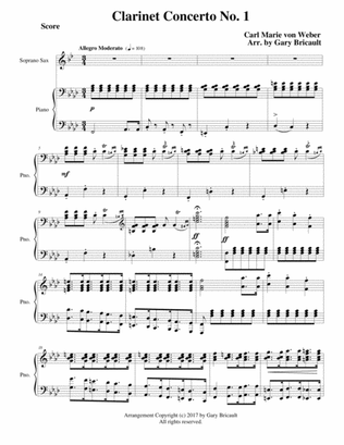 Clarinet Concerto No. 1 - Opus 73