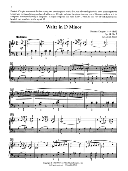 Waltz, Opus 64, No. 2
