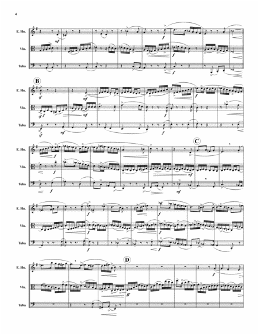 Trio Trio Brass Trio scores gallery preview page 4