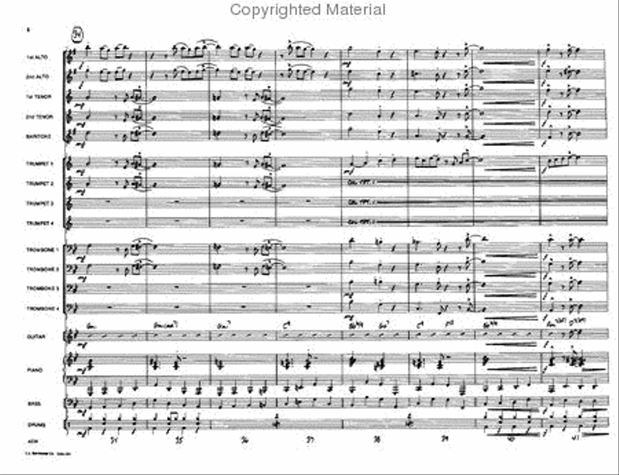 East Side Drive Jazz Ensemble - Sheet Music page 6