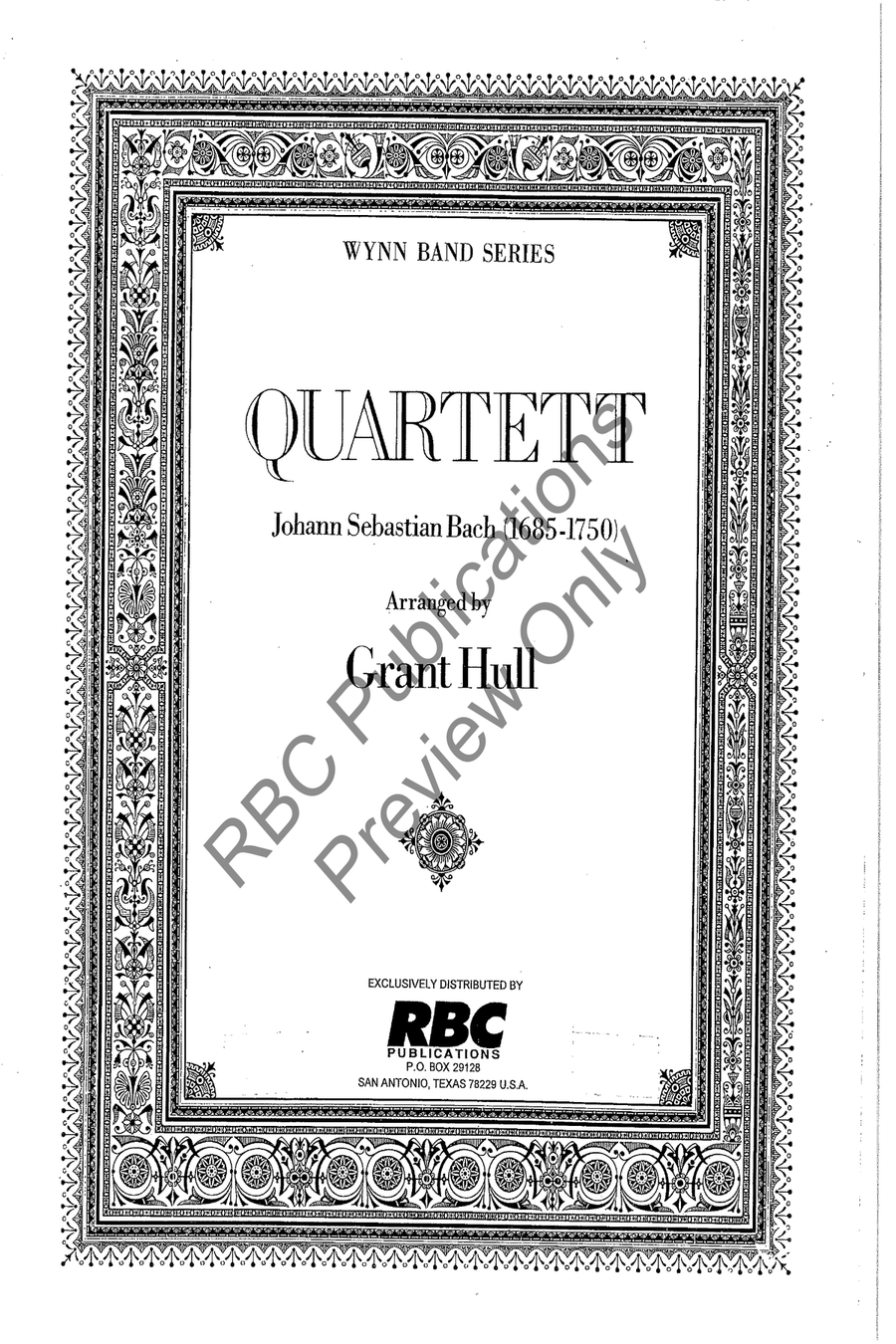 Quartett Concert Band scores gallery preview page 2