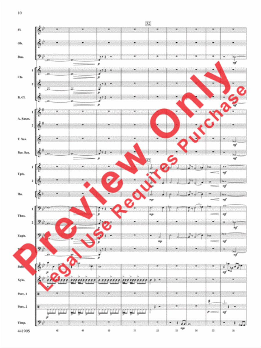 Dynamo Concert Band scores gallery preview page 11